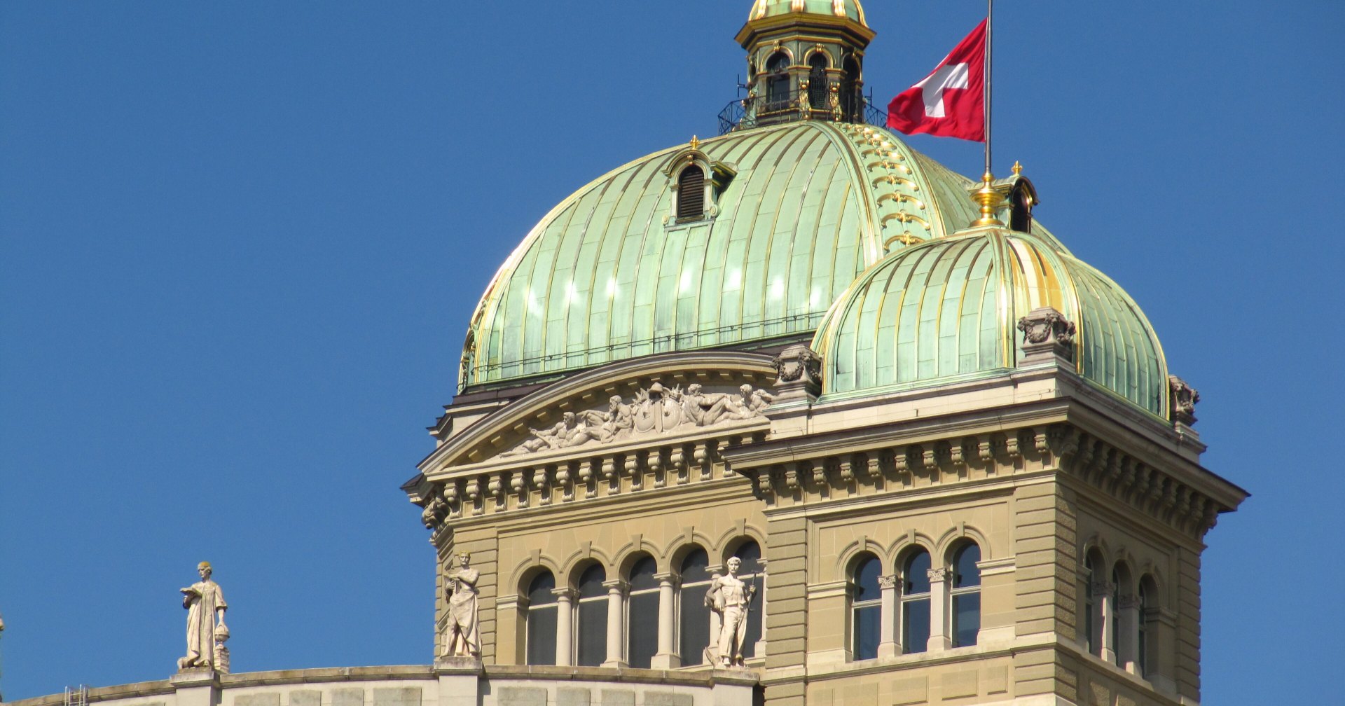 Kuppel des Bundeshauses in Bern Kuppel des Bundeshauses in Bern