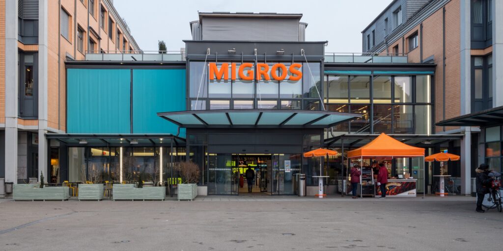 Migros-Markt im Zentrum von Weinfelden TG