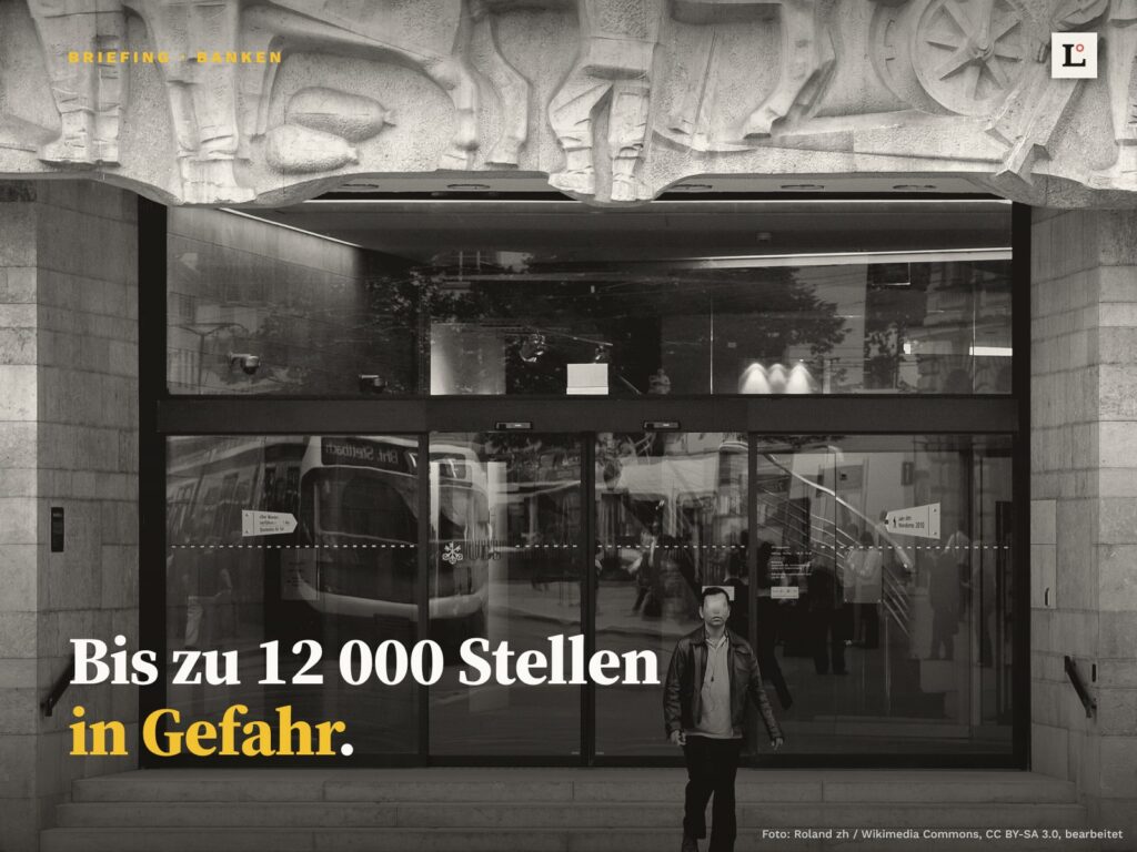 12 000 Stellen im Spiel. Das Bankpersonal mischt sich in den UBS-Streit ein.